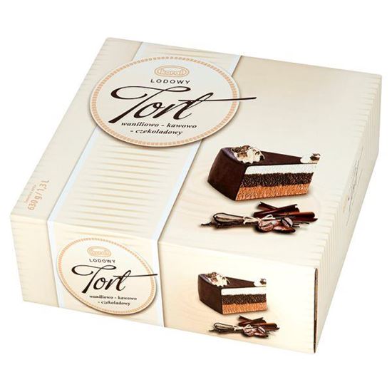 Obrazek Koral Lodowy tort waniliowo-kakaowo-czekoladowy 1,3 l
