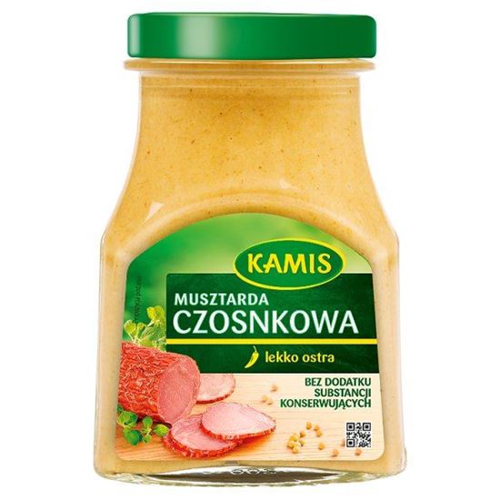 Obrazek Kamis Musztarda czosnkowa 185 g