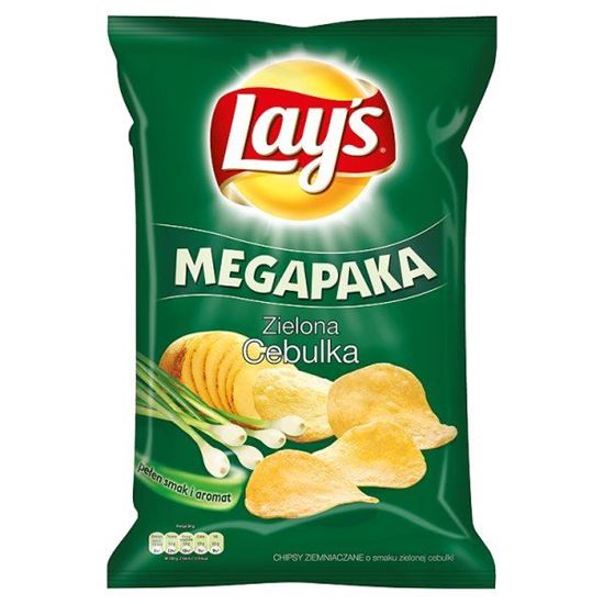 Obrazek Lay's Zielona Cebulka Chipsy ziemniaczane 225 g