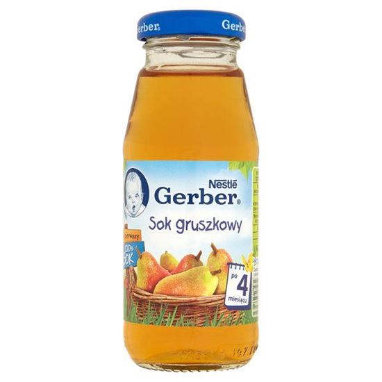 Obrazek Gerber Mój pierwszy 100% Sok gruszkowy po 4 miesiącu 175 ml