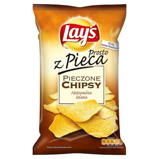 Obrazek Lay's Prosto z Pieca Pieczone chipsy Naturalne Solone 130 g
