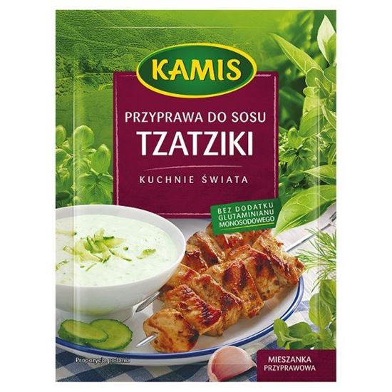 Obrazek Kamis Kuchnie świata Przyprawa do sosu tzatziki Mieszanka przyprawowa 20 g