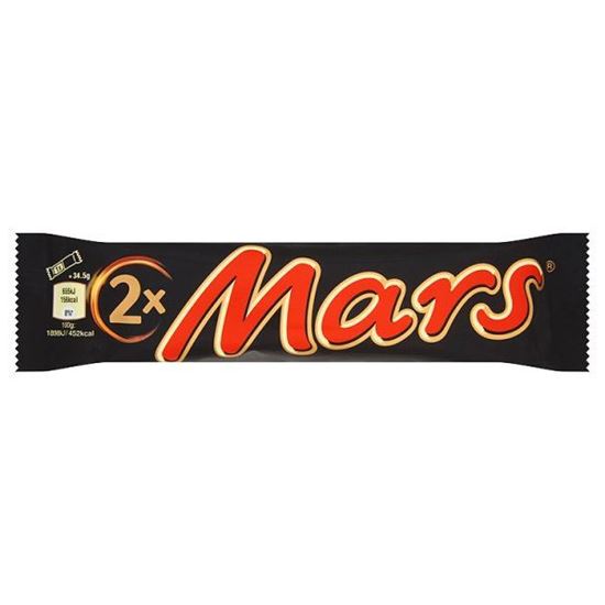 Obrazek Mars Baton z nugatowym nadzieniem oblany karmelem i czekoladą 69 g (2 sztuki)