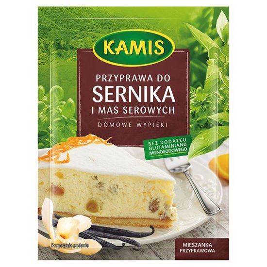 Obrazek Kamis Domowe wypieki Przyprawa do sernika i mas serowych Mieszanka przyprawowa 20 g