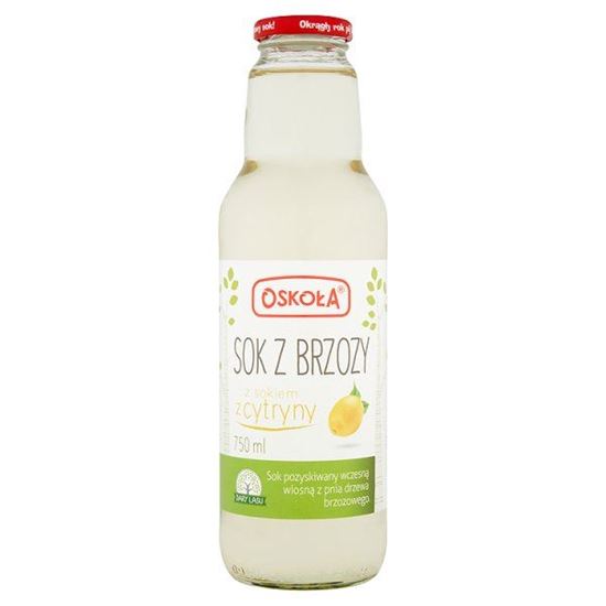 Obrazek Oskoła Sok z brzozy z sokiem z cytryny 750 ml