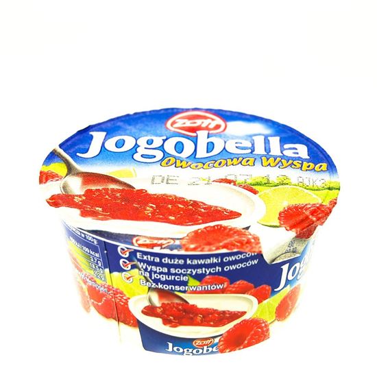 Obrazek Jogobella owocowa wyspa malina limonka 150 g