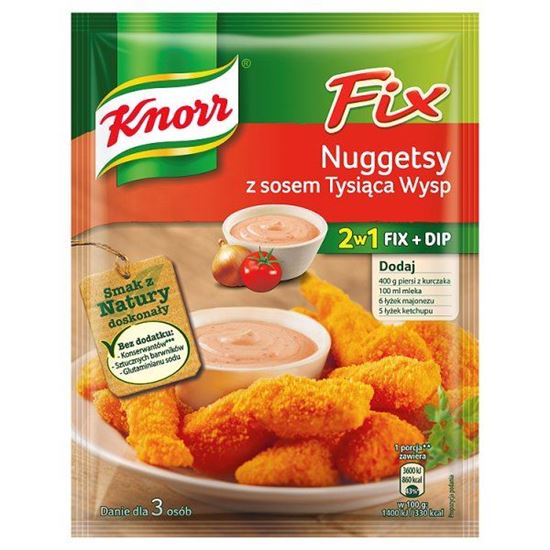 Obrazek Knorr Fix Nuggetsy z sosem Tysiąca Wysp 69 g