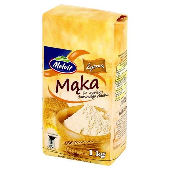 Obrazek Melvit Mąka żytnia do wypieku domowego chleba 1 kg