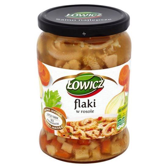Obrazek Łowicz Flaki wołowe w rosole 580 g