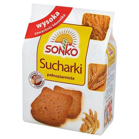Obrazek Sonko Sucharki pełnoziarniste 225 g
