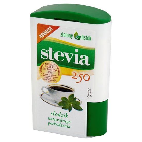 Obrazek Zielony listek Stevia Słodzik naturalnego pochodzenia 13,8 g (250 tabletek)