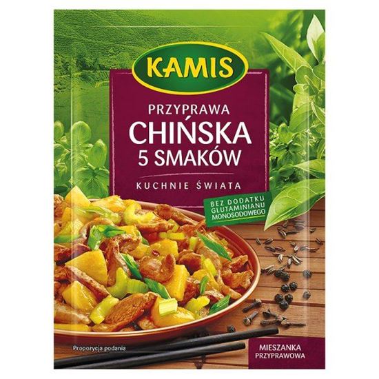Obrazek Kamis Kuchnie świata Przyprawa chińska 5 smaków Mieszanka przyprawowa 20 g