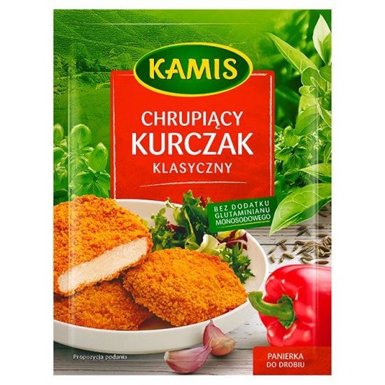 Obrazek Kamis Chrupiący kurczak klasyczny Panierka do drobiu 90 g