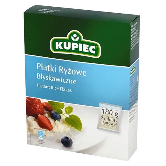 Obrazek Kupiec Płatki ryżowe błyskawiczne 180 g