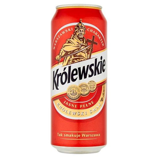 Obrazek Królewskie Piwo jasne 500 ml