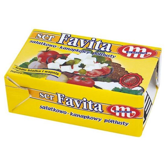 Obrazek Mlekovita Favita Ser sałatkowo-kanapkowy półtłusty 270 g