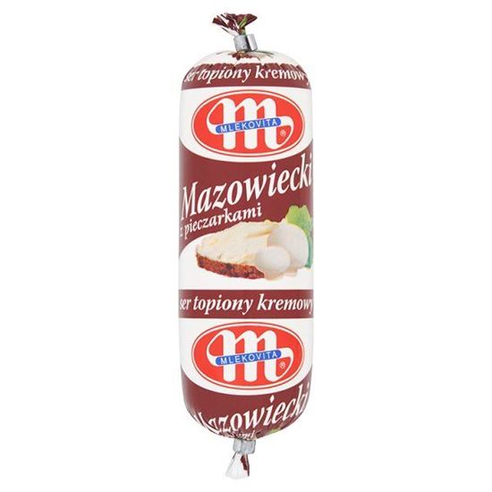 Obrazek Mlekovita Mazowiecki z pieczarkami Ser topiony kremowy 100 g