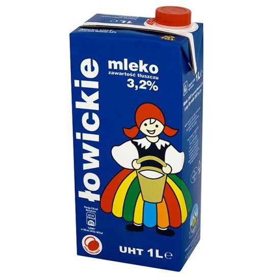 Obrazek Łowicz Mleko łowickie UHT 3,2% 1 l