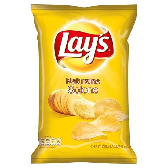 Obrazek Lay's Naturalne Solone Chipsy ziemniaczane 80 g