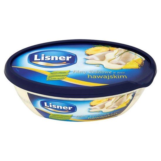 Obrazek Lisner Filety śledziowe w sosie hawajskim 280 g