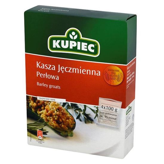 Obrazek Kupiec Kasza jęczmienna perłowa 400 g (4 torebki)