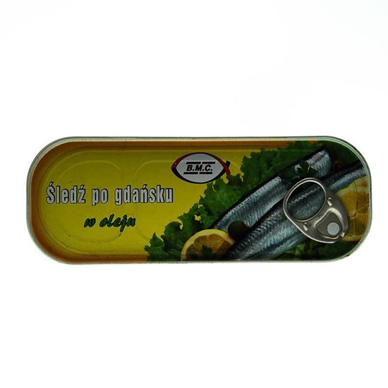 Obrazek ŚLEDŹ PO GDAŃSKU W OLEJU 175G