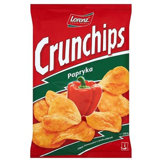 Obrazek Crunchips Papryka Chipsy ziemniaczane 150 g