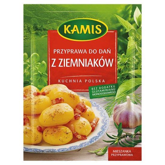 Obrazek Kamis Kuchnia polska Przyprawa do dań z ziemniaków Mieszanka przyprawowa 25 g