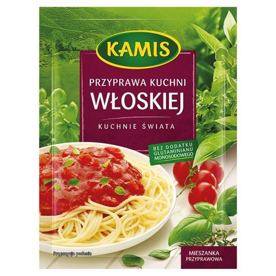 Obrazek Kamis Kuchnie świata Przyprawa kuchni włoskiej Mieszanka przyprawowa 20 g