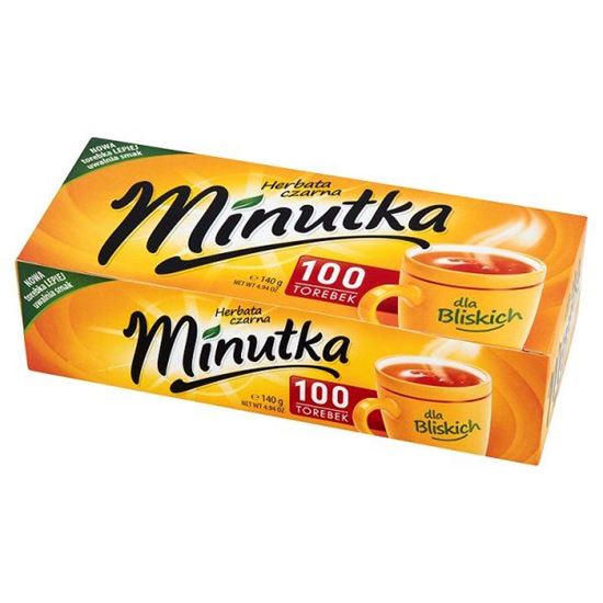 Obrazek Minutka Herbata czarna 140 g (100 torebek)