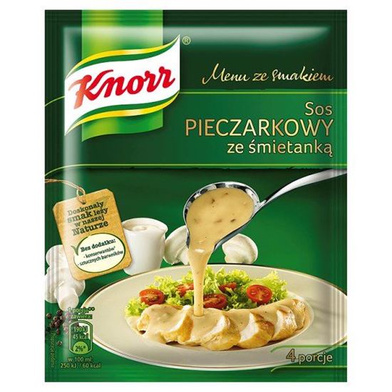 Obrazek Knorr Menu ze smakiem Sos pieczarkowy ze śmietanką 38 g
