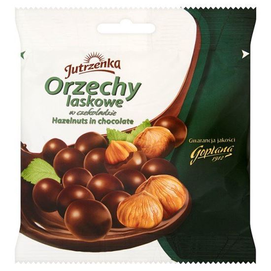 Obrazek Jutrzenka Orzechy laskowe w czekoladzie 80 g
