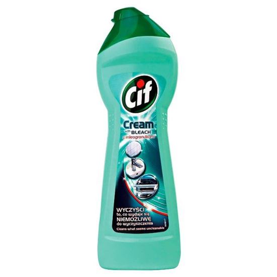 Obrazek Cif Cream with Bleach z mikrogranulkami Mleczko do czyszczenia powierzchni 250 ml