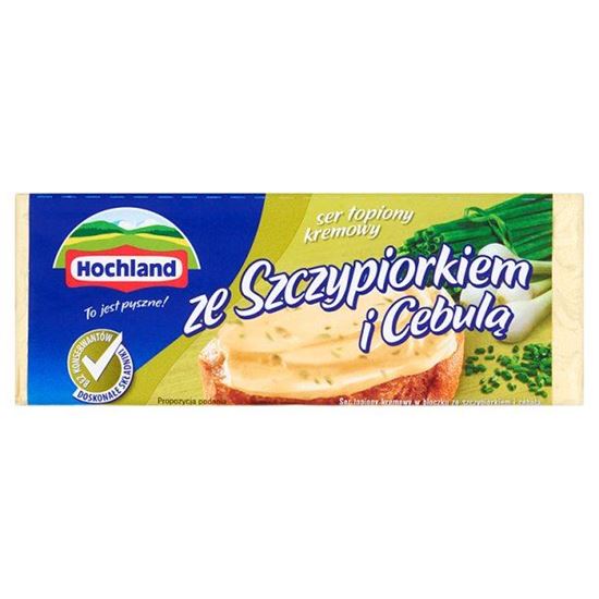 Obrazek Hochland ze Szczypiorkiem i Cebulą Ser topiony kremowy 100 g