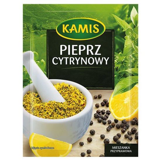Obrazek Kamis Pieprz cytrynowy Mieszanka przyprawowa 20 g