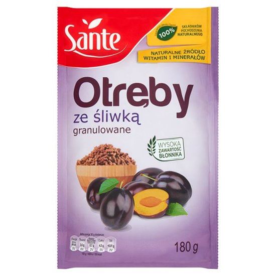 Obrazek Sante Otręby granulowane ze śliwką 180 g