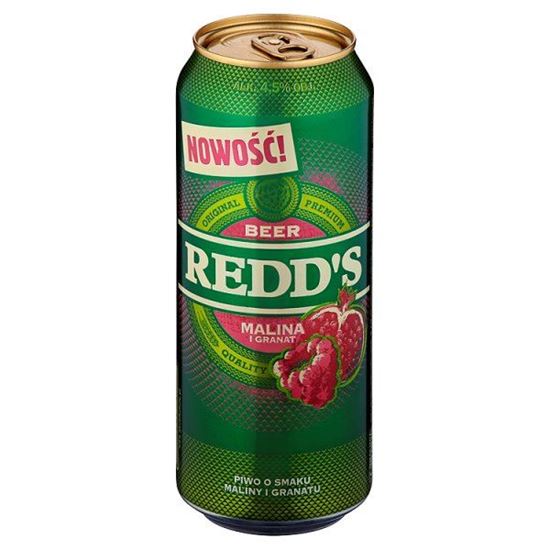 Obrazek Redd's Piwo o smaku maliny i granatu 500 ml