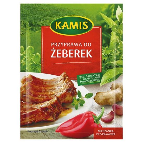 Obrazek Kamis Przyprawa do żeberek Mieszanka przyprawowa 25 g