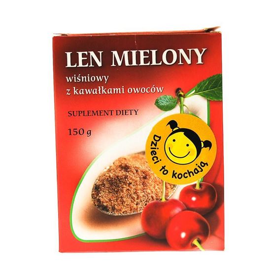 Obrazek Len mielony wiśniowy 150g
