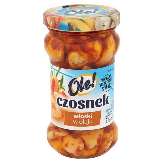 Obrazek Ole! Czosnek włoski w oleju 190 g