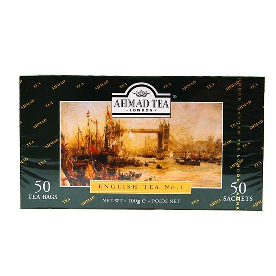 Obrazek Ahmad Tea English No. 1 Herbata czarna 50tb