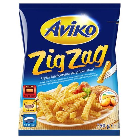 Obrazek Aviko Zig Zag Frytki karbowane do piekarnika 750 g