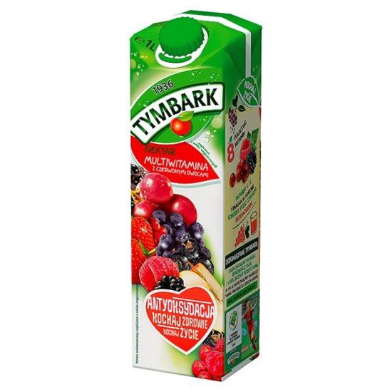Obrazek Tymbark Multiwitamina z czerwonymi owocami Nektar 1 l