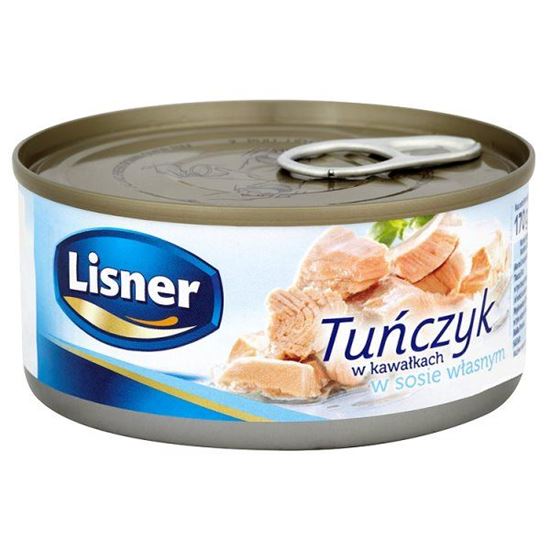 Obrazek Lisner Tuńczyk w kawałkach w sosie własnym 170 g