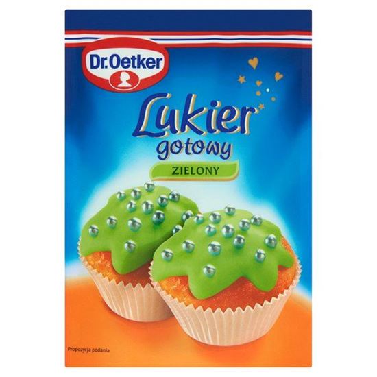 Obrazek Dr. Oetker Lukier gotowy zielony 100 g