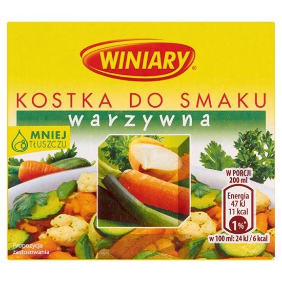 Obrazek Winiary Kostka do smaku warzywna 60 g (6 kostek)
