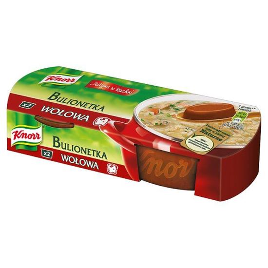 Obrazek Knorr Bulionetka wołowa 56 g (2 sztuki)