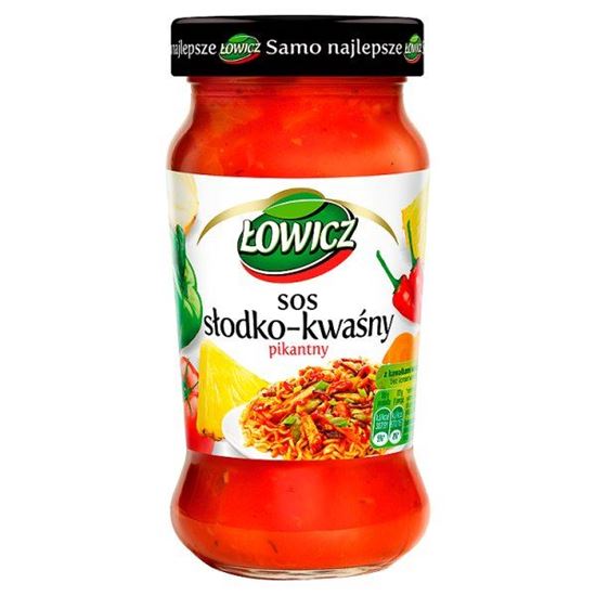 Obrazek Łowicz Sos słodko-kwaśny pikantny 350 g