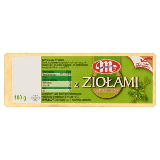Obrazek Mlekovita Z ziołami Ser topiony 100 g