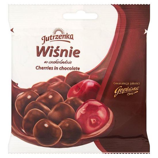 Obrazek Jutrzenka Wiśnie w czekoladzie 80 g